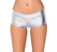 Pantalones cortos de tela suave para mujer, con bolsillos de tela suave, ajuste relajado y estilo de baile, ropa interior casual para práctica, atuendo de escenario de actuación de fiesta, con estilo