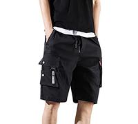 Pantalones cortos de trabajo para exteriores para hombre Cargo Court Casual para hombre, pantalones cortos de trabajo para pantalones cortos de exterior para hombre de corte recto, pantalones de