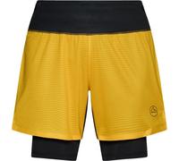 Pantalones cortos de trail La Sportiva Pantalones cortos Ultra Distance M (Amarillo/Negro) Hombre