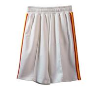 Pantalones cortos de verano para hombre 2026 europeos y hip-hop, pantalones cortos deportivos urbanos para hombre, pantalones de skate de moda de alta calle muselina pantalones de chándal ligeros 3/4