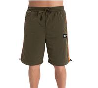 Pantalones cortos deportivos de nailon verde diésel para hombre S