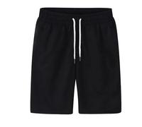 Pantalones Cortos Deportivos Hombre Verano Algodón Bermuda Shorts Deporte Bolsillo con Cremallera Cordón Elástico Running Correr Fútbol