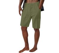 Pantalones Cortos Deportivos PantalóN Corto Casual Hombre con Bolsillos DiseñO CóModo Estilo Urbano Diario Pantalones DE Boxeo Hombres XL Retrocortos Hombres Mini Cortos (Army Green, M)
