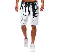 Pantalones cortos deportivos para hombre, bolsillos con cremallera y cintura elástica, pantalones cortos de natación, ligeros, protección solar, pantalones cortos de playa de secado rápido, pantalones