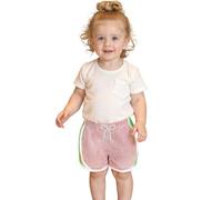 Pantalones Cortos Deportivos veraniegos para niñas Accesorios Informales de Finas Transpirables y Confortables para Uso Diario y Escolar sin restricciones de Talla ni Color (18-24 Months) #128