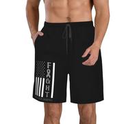 Pantalones Cortos Equipo De Apoyo para Mujeres Que Luchan contra El Cáncer De Mama: Concientización sobre El Cerebro Short Deportivo Cómodo Shorts De Baño Transpirable Swim Trunks XXL