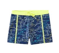 Pantalones Cortos Estampados de Verano para bebés y niños pequeños bañadores de Playa de Secado rápido Traje acuático Infantil (Navy, 3-4 Years)