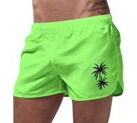 Pantalones cortos estampados para hombre, transpirables, resistentes al agua, pantalones cortos de entrenamiento, elásticos, ajustables, bañadores, deportes acuáticos, pantalones cortos de natación
