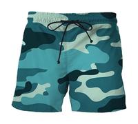 Pantalones Cortos for Hombre, for Deportes al Aire Libre, Unisex, Elegantes, Informales, for Nadar y for la Playa para NatacióN(Mix Color 05,2XL)