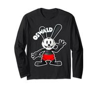 Pantalones Cortos Hello Red con Dibujos Animados Vintage de Oswald Rabbit 1927 Manga Larga