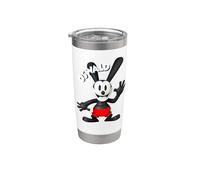 Pantalones cortos Hello Red con dibujos animados vintage de Oswald Rabbit 1927 Vaso térmico de acero inoxidable de doble pared