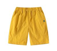 Pantalones Cortos Holgados Transpirables Puntos para niños pequeños cómodos Ligeros Deportivos Casuales Ideales Juegos Actividades diarias al Libre Esenciales Verano Infantil (Yellow, 5-6 Years)