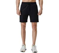 Pantalones Cortos Hombre Algodón Elástico Shorts Hombre Deportivos Bermuda Shorts Jogger Shorts Casual de Verano, Pantalón Corto para Trotar Running Deporte Correr Gym Fútbol (Z-Negro, XXL)