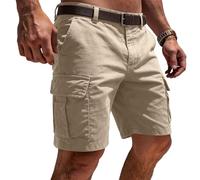 Pantalones Cortos Hombre Cargo, Deporte Trekking Camuflaje Multibolsillos Bolsillo Mens Piratas Ropa Vestir Casual Montaña Shorts Bolsillos, Pantalones Cortos Trabajo Hombre, S