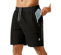 Pantalones Cortos Hombre Deporte, Pantalon Verano, Montaña Pantalones Cortos de Vestir, Crossfit Moda Cremallera Ibicenca Bolsillo Deportivo Bermuda Hombre Verano, L