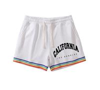 Pantalones Cortos Hombre Deportivo, Pantalon Corto Hombre Running, Deportivos Verano para Color SóLido con Bolsillos Y CordóN Holgados Informales Rectos para Correr Y Playa Bermudas Shorts