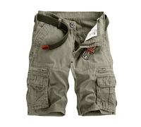 Pantalones Cortos Hombre Ofertas,Talla Grande Pantalones de Trabajo Hombre Cortos Short Hombre Verano Cargo Casual Trabajo Pantalones Cortos Multibolsillo Pantalón Cargo Hombre Senderismo