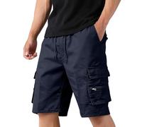 Pantalones Cortos Hombre, Pantalón Cargo, Montaña Verano Cremallera Moda Mens Running Secado Bolsillos Deportes Elasticos Men Pantalon Corto Montaña Hombre, L