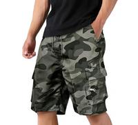 Pantalones Cortos Hombre, Pantalones de Trabajo, Bolsillo Men Cortos Tenis Mens Running Baloncesto Senderismo Secado Verano Multibolsillos Trekking Bermuda Hombre, XL