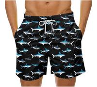 Pantalones Cortos Hombre Shorts de Baño Bañador Verano Hawai Estampado Natación Playa Surf Secado Rápido Cordón Suelto Original Pants Moda Trend Casual Deportivos Vacaciones Talla Grande 2025