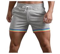 Pantalones Cortos Hombre Shorts Deporte Verano Cómodo Bolsillo Cremallera Transpirable Cintura Elástica Corte Suelto Tiempo Libre Gym Casual Alto Rendimiento Fitness Correr Bermuda Playa 3