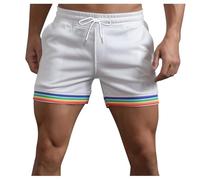 Pantalones Cortos Hombre Shorts Deporte Verano Cómodo Bolsillo Cremallera Transpirable Cintura Elástica Corte Suelto Tiempo Libre Gym Casual Alto Rendimiento Fitness Correr Bermuda Playa 3