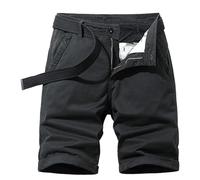 Pantalones Cortos Hombre Trabajo Casual Verano Bermudas Cargo Suave Pantalon Corto Deporte Talla Grande Moda Pantalón Corto Transpirables Shorts Deportivo Ligero Ropa Deportiva Cómodo Running Playa
