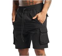 Pantalones Cortos Hombre Trabajo Moda Casual Pantalones de Trekking Pantalones Corta elástico Pants Jogging Shorts Verano Chandal Hombre Deportes al Aire Libre Talla Grande Multibolsillos 2025