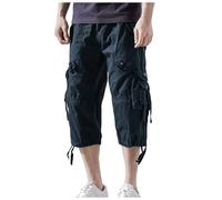Pantalones Cortos Hombre Vaqueros, Pantalon Corto Hombre Deporte, Gimnasio Para Entrenamiento Para Correr Corredores AtléTicos Deportivos Ajustados Con Bolsillos Con Cremallera Bermudas Shorts