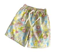 Pantalones Cortos Hombre Vestir 2026 Verano Casual Estilo Óleo Rayas Pantalon Corto Hombre Deporte Bermudas Estampado Artístico Shorts