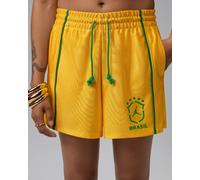 Pantalones cortos Jordan Brooklyn Brasil para mujer Amarillo XL