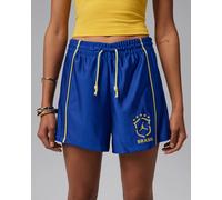 Pantalones cortos Jordan Brooklyn Brasil para mujer Azul M