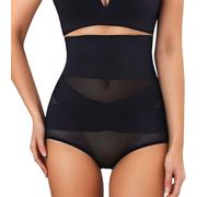 Pantalones Cortos moldeadores con diseño de Encaje Transparente para Mujer Que realza tu Figura de Manera Elegante y cómoda en Cualquier ocasión Especial del día a día (Black, L)