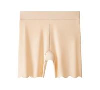 Pantalones Cortos moldeadores de Seda Helada sin Costuras, Cintura Alta, evitan Rozaduras, Transpirables y cómodos, Ideales para Tallas Grandes y Uso Diario en Verano.