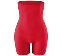 Pantalones cortos moldeadores sin costuras que se mantienen en su lugar, moldeadores de cintura alta, moldeadores de cuerpo con control de abdomen, rosso, 5XL