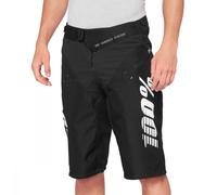 Pantalones cortos MTB 100% Bike Pantalones cortos R-CORE Youth (Negro) niños