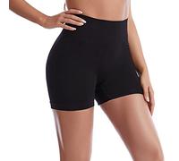 Pantalones Cortos Mujer Deporte Pantalones Cortos de Yoga Femeninos Moldeadores Cuerpo Colección Abdomen Ajuste Levantamiento Glúteos Figura Esbelta Comodidad (Black, XL)