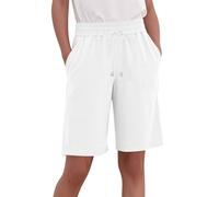 Pantalones Cortos Mujer,Mis Pedidos Talla Grande Frescos Shorts de Algodón y Lino Casual Pantalon Corto Mujer Deporte Cintura Elástica Bermudas Verano Lino Pantalón Corto Sueltos Diario Playa Yoga