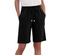 Pantalones Cortos Mujer,Mis Pedidos Talla Grande Frescos Shorts de Algodón y Lino Casual Pantalon Corto Mujer Deporte Cintura Elástica Bermudas Verano Lino Pantalón Corto Sueltos Diario Playa Yoga