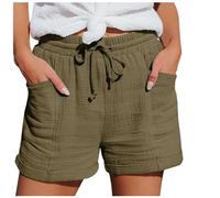 Pantalones Cortos Mujer Pantalon Corto Lino Bermudas Calções Mulher Chandal Short Shorts Deportivos para Comodo Pantalón Deporte Algodon De Talla Grande Linen Pants Women Blanco Vestir