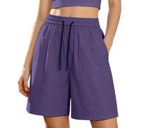 Pantalones Cortos Mujer Vaquero, Pantalon Corto Deporte Mujer Running, Shorts CóModos Y Ligeros Con Cintura EláStica Transpirable Y Dos Bolsillos Laterales Pantalones Cortos PantalóN Corto Short