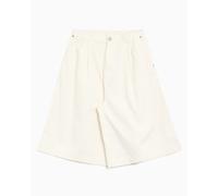 Pantalones cortos Oversize adidas Originals Denim Jorts para hombre Blanco XL