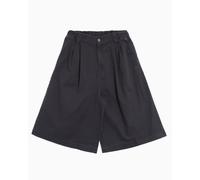 Adidas Originals - Jorts de sarga plisada - Shorts - Hombre - Negro - M -