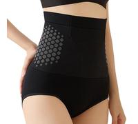 Pantalones cortos para mujer, con diseño termogénico, quemador de grasa Pauraju, 4 en 1, pantalones cortos, vainantes, vientre plano de talle alto para mujer, Negro , XXXL