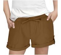 Pantalones Cortos para Niña Short Verano Monocolor Pantalon Corto Niño Cintura Elástica Cordón Pantalón Corto Deportivos para Correr Ciclismo Ligero Cómodo Bermudas Verano 3-13 Años