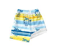 Pantalones cortos para niños para el verano. Ligero y cómodo para actividades en la playa. Perfecto para niños de 5 a 14 años. Cintura elástica para un ajuste cómodo y libertad de movimiento., azul