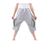 Pantalones cortos para pierna de catéter, para hombre y mujer, para nefrostomía, para llevar con catéteres, Gris, M