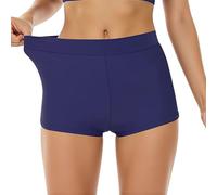 Pantalones Cortos para Playa y Piscina, cómodos y Elegantes, para Todas Las Estaciones, con Pierna Ancha para Mayor Libertad de Movimiento, se Combinan a la perfección con Trajes de baño y (Navy, XS)