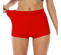 Pantalones Cortos para Playa y Piscina, cómodos y Elegantes, para Todas Las Estaciones, con Pierna Ancha para Mayor Libertad de Movimiento, se Combinan a la perfección con Trajes de baño y (RD1, S)