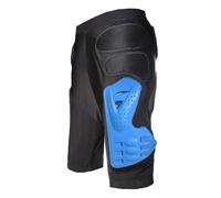 Pantalones Cortos Protectores para Motociclista Hombre con protección Cadera y Pierna de 360°, Carcasa de PP/PE Malla Transpirable, Armadura para Motocross ATV Ciclismo,Blue-XXL